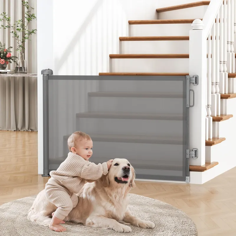 Cideny Retractable Baby Gate for Stairs